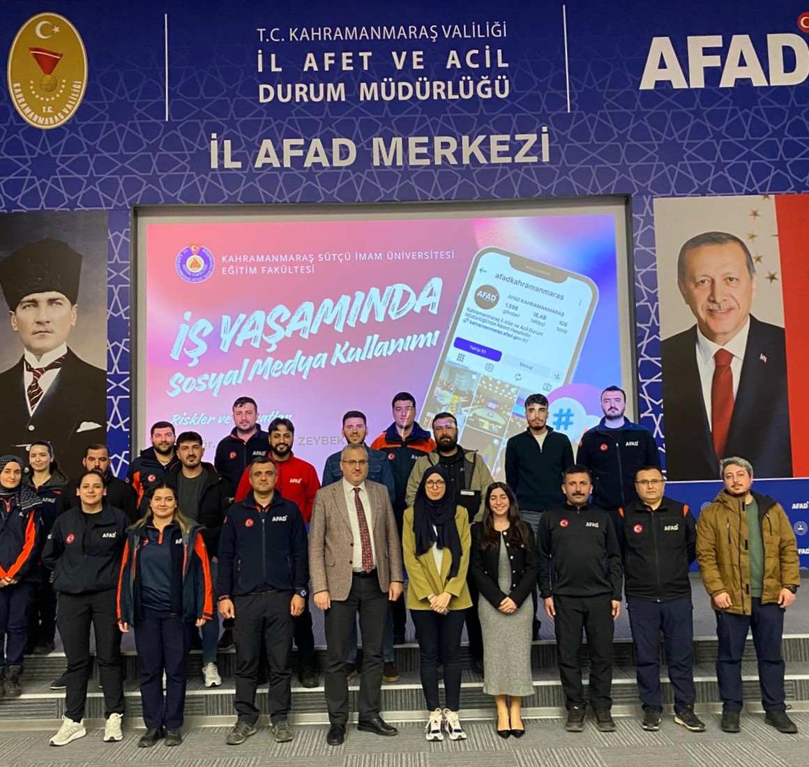 KSÜ-AFAD İş Birliğinde Yürütülen Eğitim Programının İlk Grubu Tamamlandı